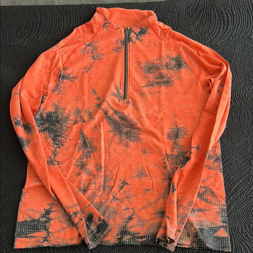 Lululemon Tie Dye Metal Vent Tech 1/2 Zip 2.0 Long Sleeve Shirt